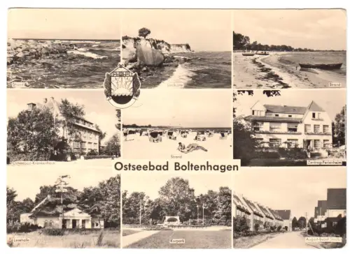AK, Ostseebad Boltenhagen, neun Abb., 1962