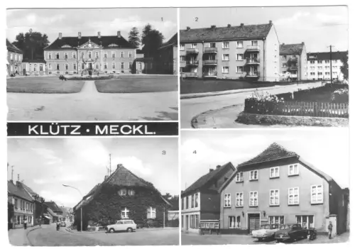 AK, Klütz Kr. Grevesmühlen, vier Abb., u.a. HOG "Zum Zoll", 1983