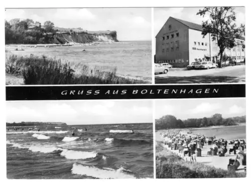 AK, Ostseebad Boltenhagen, vier Abb., 1971