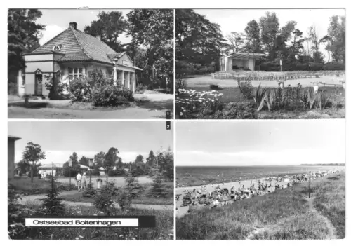 AK, Ostseebad Boltenhagen, vier Abb., 1978