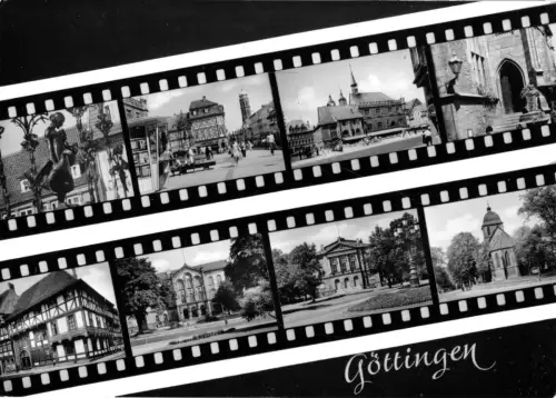 AK, Göttingen, acht Abb., gestaltet, 1979