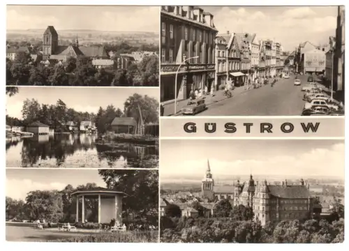 AK, Güstrow Meckl., fünf Abb., 1967