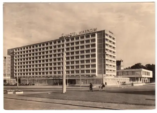 AK, Rostock, Hotel Warnow, 1968