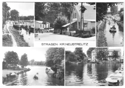 AK, Strasen Kr. Neustrelitz, fünf Abb., 1988