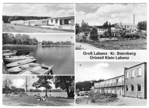 AK,  Gross Labenz Kr. Sternberg Meckl., OT Klein Labenz, fünf Abb., 1981