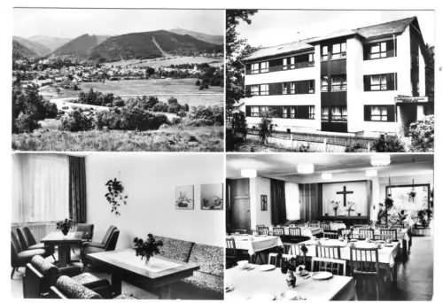 AK, Tabarz Kr. Gotha, Diakonissenheim Bethesda, vier Abb., 1985