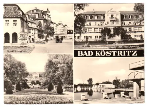 AK, Bad Köstritz, vier Abb., 1980