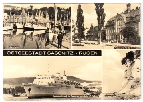 AK, Sassnitz Rügen, vier Abb., 1971