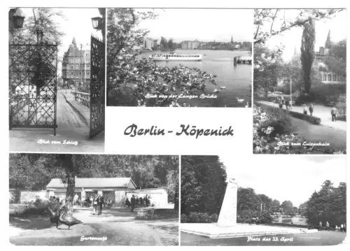 AK, Berlin Köpenick, fünf Abb., 1977