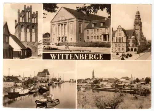 AK, Wittenberge, fünf Abb., 1970