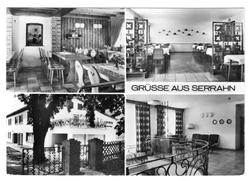 AK, Serrahn, Kr. Güstrow Meckl., vier Abb., Ferienheim VEB Hydrogeologie, 1978