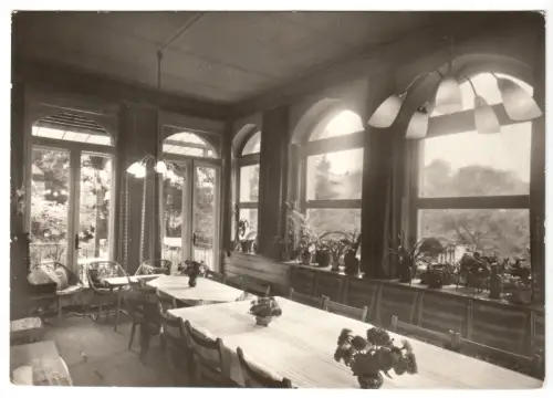 AK, Weimar, Hedwig-Pfeiffer-Haus, Veranda, 1973