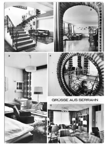 AK, Serrahn, Kr. Güstrow Meckl., fünf Abb., Ferienheim VEB Hydrogeologie, 1978