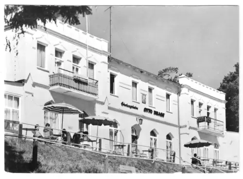 AK, Plau Meckl., Kr. Lübz, FDGB-Heim "Otto Brass", Version 2, um 1970