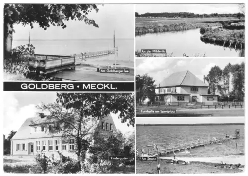 AK, Goldberg Meckl., Kr. Lübz, fünf Abb., 1970