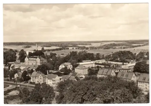 AK,   Sternberg Meckl., Teilansicht vom Kirchturm, 1972