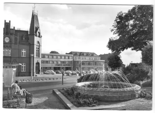 AK, Bergen Rügen, Karl-Marx-Platz, 1973