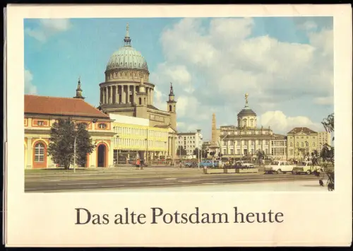 Bildmappe mit  18 farbigen Fotodrucken, Potsdam,  Format:  20,5 x 29 cm. 1989