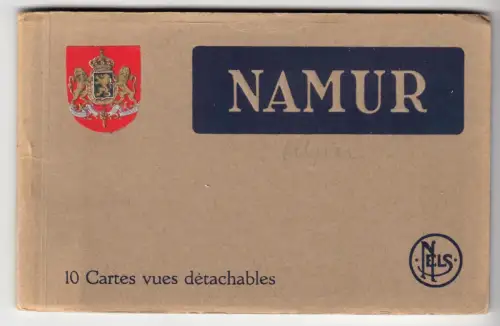 AK-Heft, (9) AK, Namur, Wallonien, Belgien, 1930er