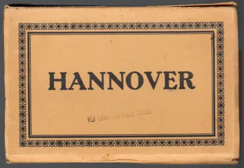 AK-Heft, Leporello, (16) AK, Hannover, um 1914