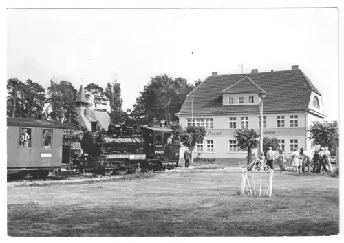 AK, Baabe Rügen, Gemeindeamt und Postamt, 1979