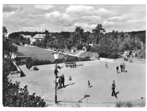 AK, Baabe Rügen, Promenade, Version 2, 1969