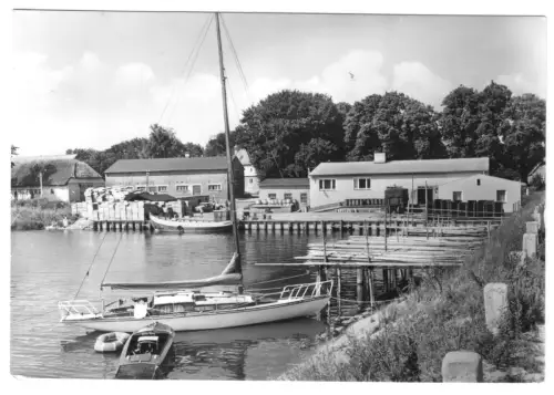 AK, Ummanz, OT Waase, Rügen, Hafen, 1985