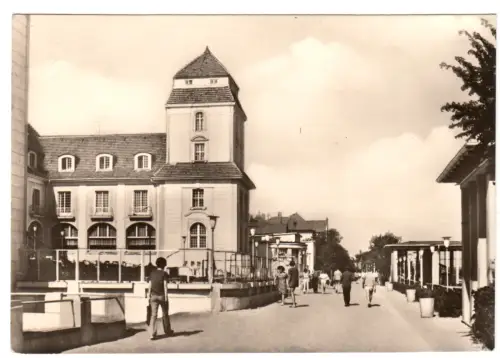 AK, Ostseebad Binz Rügen, Strandpromenade am Kurhaus, 1973