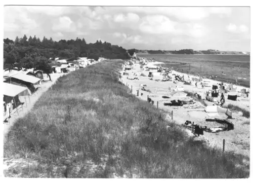 AK, Altenkirchen Rügen, Campingplatz und Strand, 1984