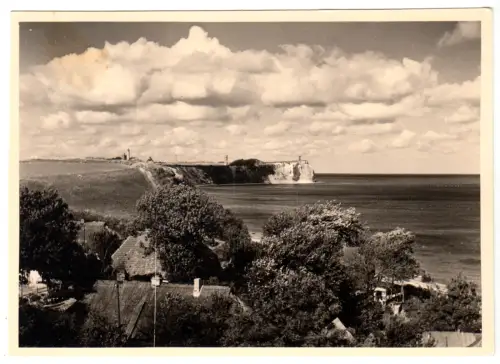AK, Puttgarten Rügen, OT Vitt, Teilansicht mit Blick nach Kap Arkona, V.1, 1963