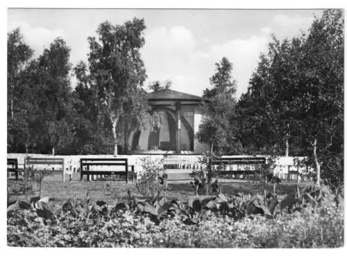 AK, Baabe Rügen, Musikpavillion, 1962