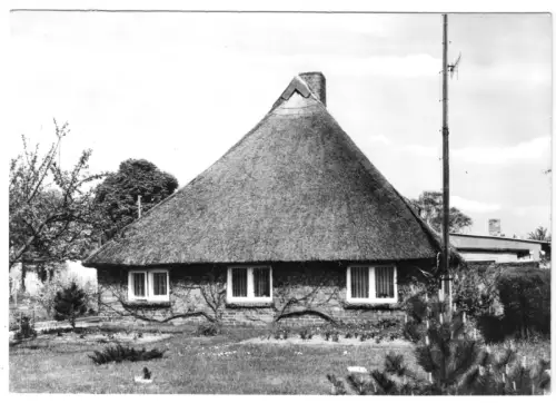 AK, Baabe Rügen, Fischerhaus, 1981
