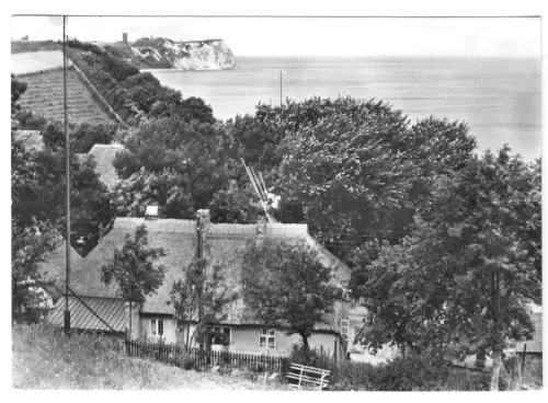 AK, Puttgarten Rügen, OT Vitt, Teilansicht mit Blick nach Kap Arkona, V.2, 1970