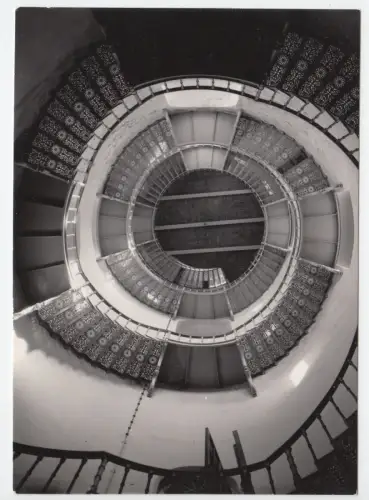 AK, Granitz Rügen, Treppe im Jagdschloß, um 1960