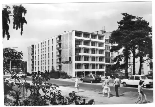 AK, Ostseebad Binz Rügen, FDGB-Heim "Ventspils", 1987