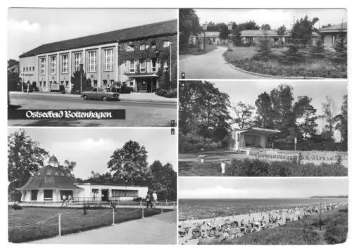 AK, Ostseebad Boltenhagen, fünf Abb., 1974