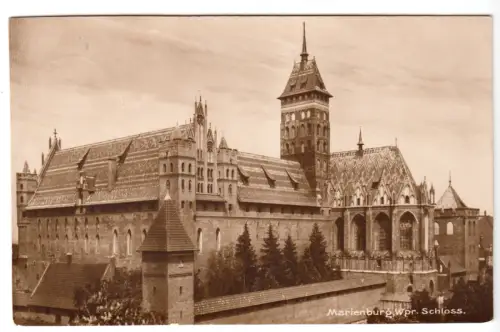 AK, Marienburg Westpr., Malbork, Die Marienburg, Schloß, 1928