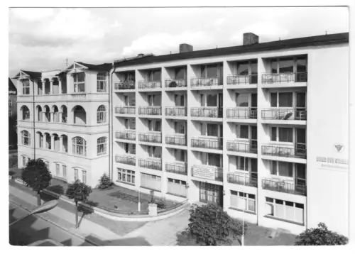 AK, Ostseebad Binz Rügen, Haus der Stahlwerker, 1978