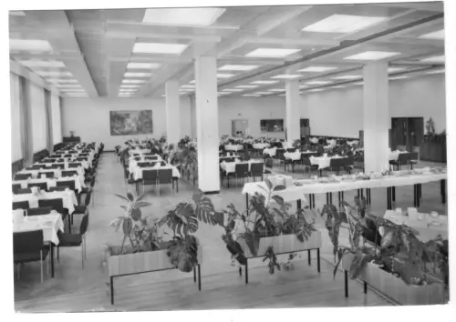 AK, Ostseebad Binz Rügen, FDGB-Urlauberrestaurant "Rügen", Großer Saal, 1975