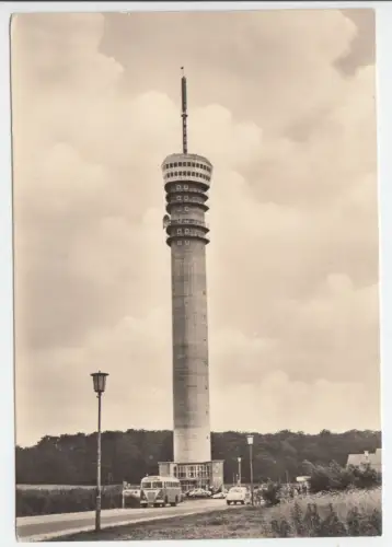 AK,  Schwerin Zippendorf, Fernsehturm, Version 1, 1967