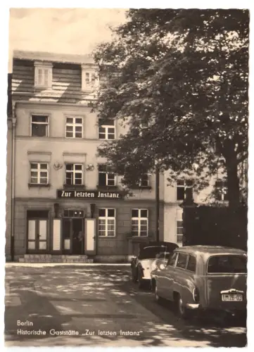 AK, Berlin Mitte, Gaststätte "Zur letzten Instanz", 1964
