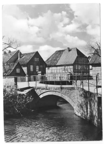 AK, Boizenburg Elbe, An der Wallbrücke, 1963