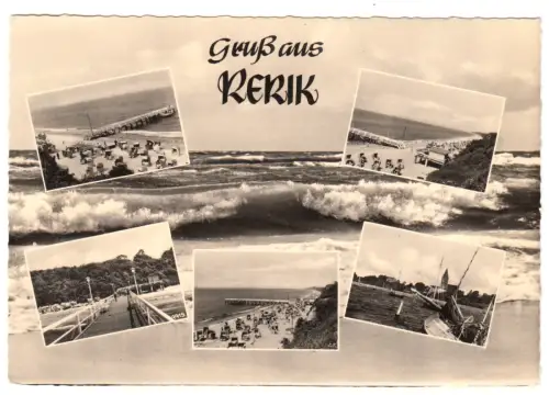 AK, Ostseebad Rerik, sechs Abb., gestaltet, 1962