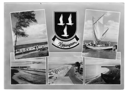 AK, Kühlungsborn Kr. Bad Doberan, fünf Abb. und Wappen, gestaltet, 1963