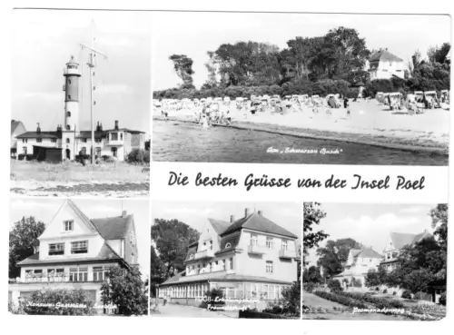 AK, Insel Poel, fünf Abb., 1970