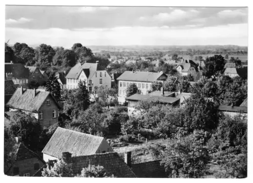 AK, Zarrenthin Meckl., Teilansicht vom Kirchturm, 1963