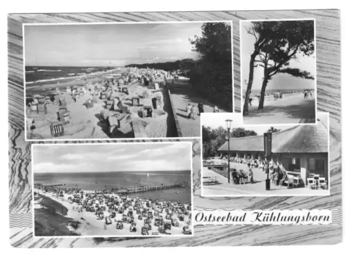 AK, Kühlungsborn Kr. Bad Doberan, vier Abb., gestaltet, 1964