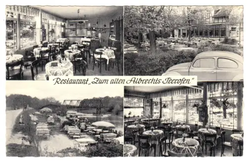 AK, Berlin Wannsee, Café und Restaurant "Zum alten Albrechts Teerofen", 1960