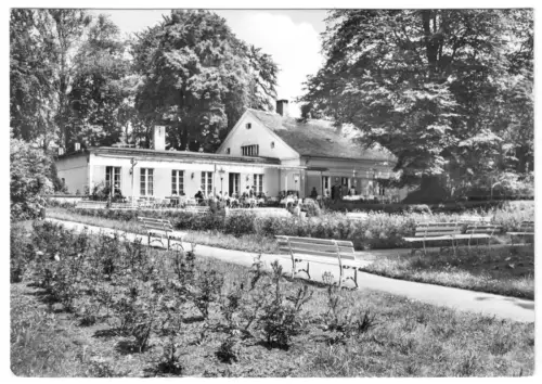 AK, Putbus Rügen, Rosencafé, Version 1, 1973