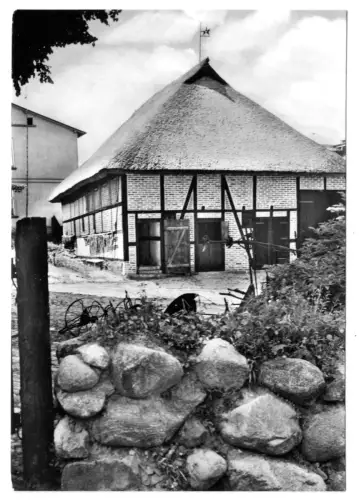 AK, Ostseebad Göhren Rügen, Scheune, 1974